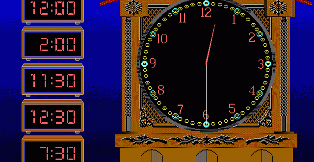 مميزات برنامج Animated Clock للكمبيوتر