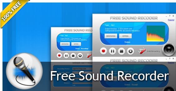 مميزات برنامج free sound recorder للكمبيوتر