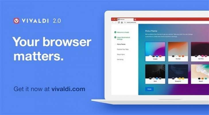 مميزات متصفح Vivaldi browser للكمبيوتر